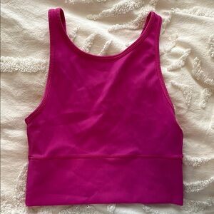 Lululemon power pivot cropped tank